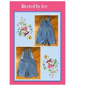 Riveted by Lee Women's Blue Denim Short Overalls